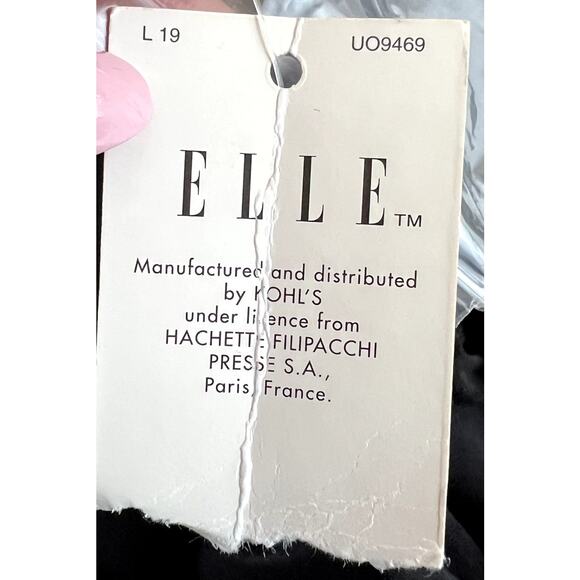 Elle Midi Dress Women Size XL Black Scoop Neck Stretchy New Bead Embellishments - Picture 13 of 13